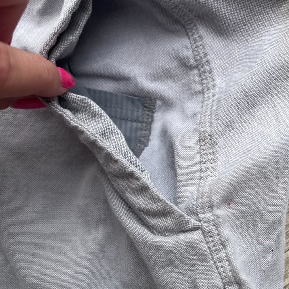 Lululemon Athletica Men's Shorts Gray Chinos Size 36 - Picture 6 of 9